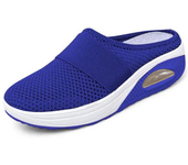 Zapatillas de cuña para mujer, zapatillas Premium, zapatos Retro informales antideslizantes Vintage con plataforma para mujer, sandalias ortopédicas para diabéticos de talla grande