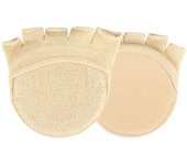 2Pcs=1Pair Toe Separator Foot Care Half Insoles Five Finger Socks Pads Bunion Sleeve Protector Hallux Valgus Forefoot For Women