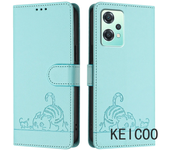 Para Oppo Realme 9 V25 Q5 9 10T 10s 10 Q5x V20 9i Pro 5G India China Unión Europea Imprime Carcasa Anti - Raspado Para Gatitos