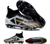 Botas de fútbol profesionales para hombres, zapatos de fútbol para niños, tacos altos para el tobillo, zapatillas de fútbol de hierba, zapatos de entrenamiento de Futsal, gran oferta