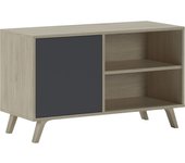 TV para Salón | 57 x 95 x 40 cm | Indicado para TV de 32/40" | Modelo Wind 100 | Puccini | Puerta Abatible Color Blanco