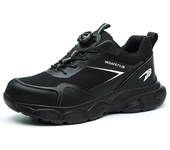 Zapatos de trabajo transpirables para hombre, zapatos de seguridad antigolpes y antipinchazos, botas para hombre, zapatos indestructibles con botón giratorio, zapatillas de deporte para hombre