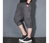 Pantalones Capri para hombre  2025, pantalones Cargo con múltiples bolsillos, pantalones cortos informales para hombre de mediana edad, pantalones cortos para hombre