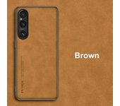 Matte Leather For Sony Xperia 5 IV Case Hard Back Protection Cover