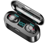 TWS High Quality F9 Digital Display Bluetooth Sports Game High Sound Quality In-ear Wireless Earbuds Earphone