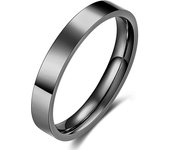 VQYSKO 3mm Gold Color Filled Rings for Women Girls Stacking Stackable Band Thumb Pointer Finger Plain Ring Comfort Fit