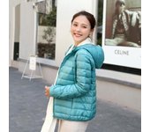 Lightweight Women Down Jackets Quilted Jacket Down Coats Solid Color Transition Jacket