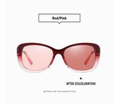 Nuevas gafas de sol polarizadas para mujer de moda Aolong, gafas de sol polarizadas de cambio gradual para mujer