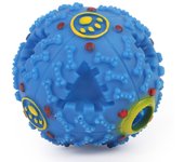 Bola de comida para fugas de perro, juguete para mascotas con bola de comida para fugas de sonido, pelota de juguete para perros
