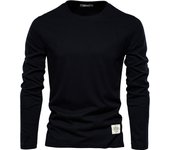 Tendencia casual deporte exterior cuello redondo algodón legging top