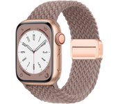 Braided Strap For Apple Watch 44mm 40mm 45mm 49mm 41mm 38 buckle Bracelet iWatch Series se 7 3 6 8 9 Ultra 2 Magnetic Band