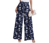 Women's loose pants High Waisted Waistband Palazzo Trousers