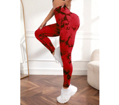New Yoga Pants Tie Dye Sports Women High Waist Seamless Push Up Training Mesh for Fiess Gym Clothing