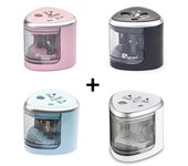 AngelMark Tenwin Double Holes Electric Pencil Sharpener Home School Office Desktop Pencil Sharpener Students Supplies Stationery