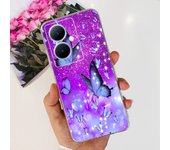 For Huawei Nova 11i Case Cute Luxury Back Cover Soft Silicone Phone Case For Huawei Nova11i 6.8" Fundas Transparent Flower Para