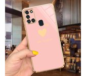 Maple Leaf Couple Heart Cases For Samsung A21s Case Silicone Cover Samsung Galaxy A21s SM-A215F Camera Protection Casing Soft
