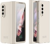 Matte Hard For Samsung Galaxy Z Fold 3 Case Armor Glass Film Hinge Full Protection Cover