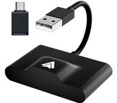 Adaptador inalámbrico automático para Android, conexión y reproducción, cable a adaptador inalámbrico