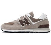 Leten Official  NB 574 Black Brown / Beige Men Women Running Shoes Work shoes