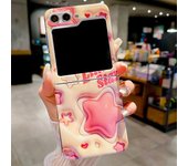 Moda Carcasa del teléfono móvil Galaxy Z Flip 5, Z Flip 4, Flip 3, Funda protectora