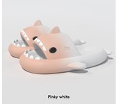 Explosión cambio gradual zapatillas de tiburón 4 cm fondo grueso paso en la mierda divertidas zapatillas geniales