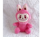 Bubble materab Heart Macaron peluche Doll SIT without feet Rabb