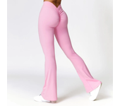 Women Flare Pants Sport Seamless Leggings High Waist Yoga Leggings Gym Workout Fitness Quick Dry Push Up Yoga Pants Female Tight