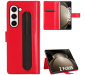 Para Samsung Galaxy Z Fold3 Fold4 Fold5 Fold 5 SM - F9460 Soporte Plegable Antideslizante Carcasa Simple Del Teléfono Móvil