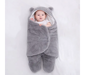 Bag with baby born autumn and winter thickened newborn hold baby sleeping bag anti-shock swaddling blanket3m-6m