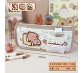 Kapibara large-capacity pencil case cross-border new stationery box for primary school students, value and cute pencil case.