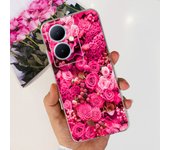 For Vivo V29 Lite 5G Case Global Version Women Fashion Pink Beach Eiffel Tower Pattern Fundas For Vivo V29Lite v 29 Soft Clear