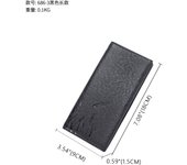 MVA-Cartera de piel de vaca de primera capa para hombre, cartera hecha a mano, cartera de cuero para hombre