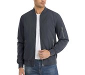 MAGCOMSEN Men's Lightweight Bomber Jacket Windproof Coats with Zipper Pockets