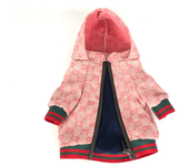 SULEGR Dog Clothing Brand Dog Hoodie Luxury Winter Dog Jacket Classic Designer Coats Warm Pet Dog Coat Zipper Easy On/Off