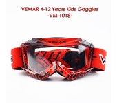 VEMAR Childen Motocross Racing Goggles For 4-12 Years Boy Girl Ski Snow Goggles Kids Youth Motorcycle Helmets Goggles Moto Accessories