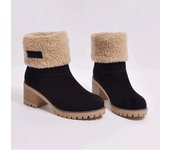 Botas de lana para mujer otoño e invierno botas cortas de cachemira botas de nieve