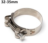 1PCS Stainless Steel Welding Exhaust T Bolt Hose Clamps Pipe Clip Hardware Repair Tools