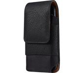Universal Leather Men Waist Bag Mobile Phone Belt Clip Case For iPhone 16 15 14 13 Pro Max Samsung Galaxy S22 S23 Xiaomi Huawei