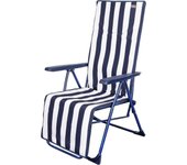 Playa Plegable de alumnio y textileno, multiposición 5 Posiciones, Peso máximo soportado 110kg, antivuelco, Medidas 75 x 63 x 43/114 cm, hamacas Plegables
