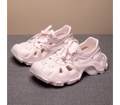 Sandalias para padres e hijos zapatos de agujero hueco versátiles para hombres y mujeres cordones para niños