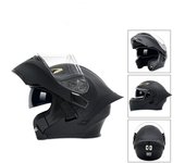 Casco integral moto mujer aire libre modular hombre MX Carreras de Locomotora