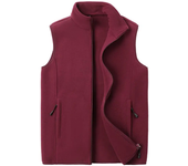 Chaleco de lana cálido para hombre, abrigo sin mangas de Cachemira de cordero, ropa de marca, moda de otoño e invierno, talla grande