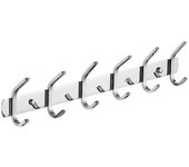 Perchero de acero inoxidable, perchero de pared, perchero, gancho para baño, perchero de pared de acero inoxidable - 6 C