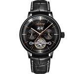 AILANG-Reloj de cuero para hombre, accesorio masculino de pulsera resistente al agua con mecanismo automático de tourbillon