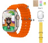 2025 New HK9 Ultra 2 MAX Smartwatch Bluetooth Call Heart Rate Detection Sports Mode Flashlight 1GB Memory AMOLED Compatible with Android IOS Smartwatch
