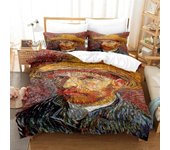 Van Gogh Bedding Set Single Twin Full Queen King Size Bed Set Aldult Kid Bedroom Duvetcover Sets 3D retro classic bed sheet set