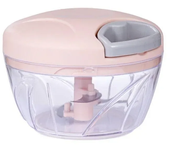 Picadora de carne Manual, picadora de ajo giratoria, prensa trituradora de ajo, cortador de cebolla y verduras, accesorios de cocina, 500/900ML