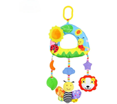 Juguetes para bebés de 0, 3, 6, 12 meses, actividades de arcoíris, cochecito de animales de peluche, juguete colgante para asiento de coche de bebé, cuna, juguetes sensoriales de viaje para bebés