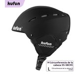 Casco esqui mujer hombre resistente viento patineta Deporte