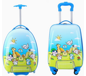 Maleta viaje maleta cabina estampada infantil 4 ruedas trolley maleta rigida dibujos infantiles 30X20X45CM